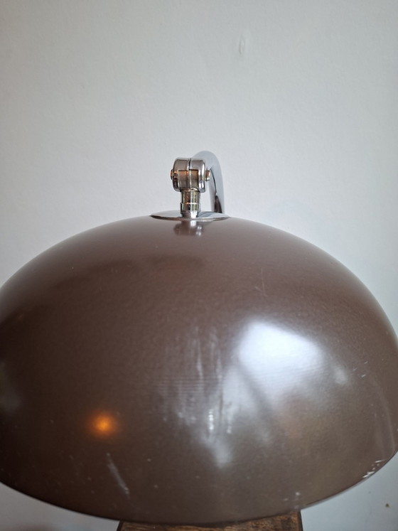 Rare Hala Zeist '144' Desk Lamp, 1st Generation, LED Upgrade, Table lamps, Chrome, Metal, Brown (photo 8 of 15)