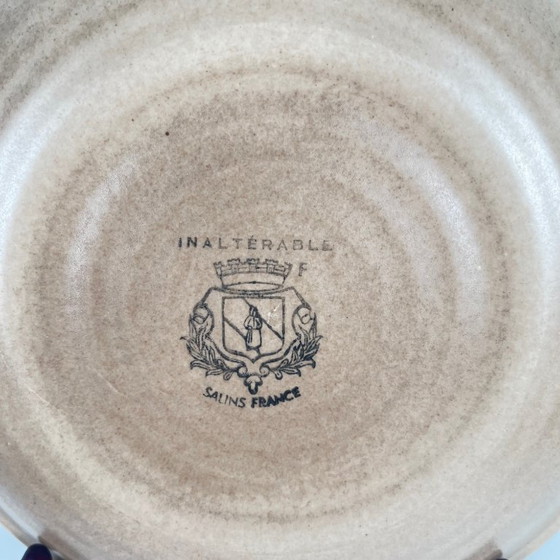 Image 1 of Set van 5 halfdiepe borden van Salins, 20e eeuw