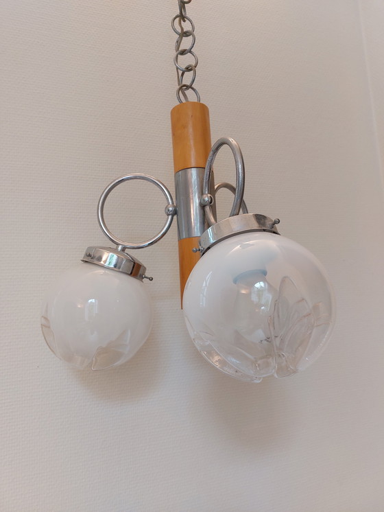 Image 1 of Lampe suspendue murano vintage