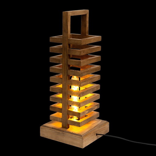 Vintage Wireless Table Lamp | Battery Operated Retro Desk Light
