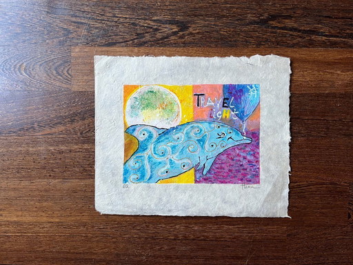 Sérigraphie Himajuwita Pakun - Voyage léger