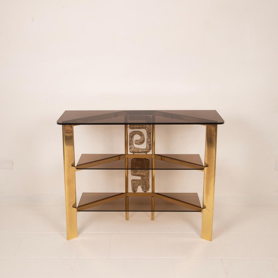 Console Nikol di Luciano Frigerio per Frigerio di Desio – Brass (photo 3 of 19)
