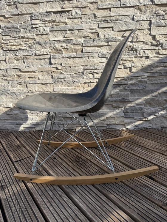 Eames Herman Miller Rocking Chair US 60s No Vitra – Swivel chairs, Fiberglass (photo 7 of 13)