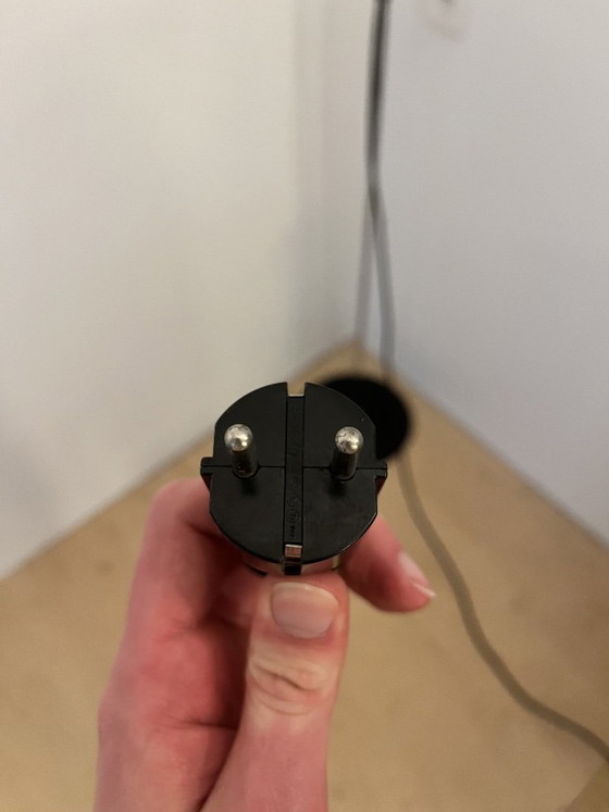 Lampade da terra modello DIM design Vico Magistretti edizione Oluce Acciaio cromato & alluminio, Metallo (foto 11 di 11)