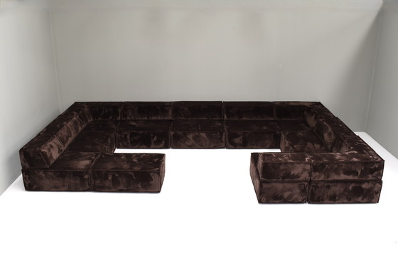 Image 1 of 21-piece COR TRIO corner sofa by COR Furniture *New upholstery*, Switzerland / Germany - 1972