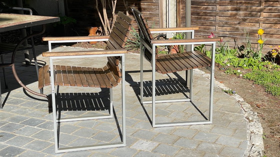 Image 1 of Pair of Esprit Karin Mobring armchairs from Ikea