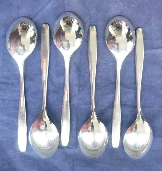 Image 1 of Service de couverts WMF Modèle Hamburg 24 pièces 6 personnes Argent 90 WO3aeb