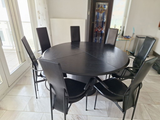 Conjunto de comedor Quadrondo - mesa plegable