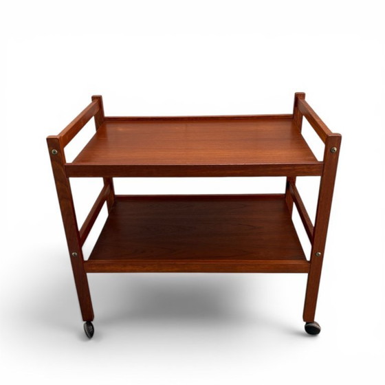 Image 1 of Vintage Deense trolley / bijzettafel, BRDR Furbo