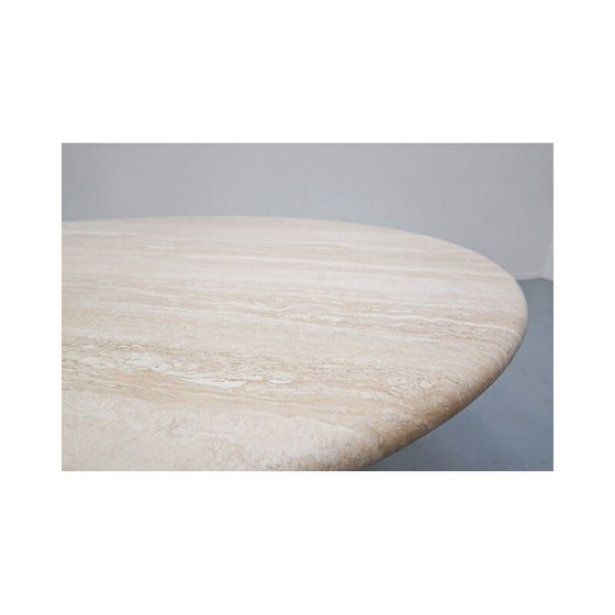 Image 1 of Vintage Travertine Table, Italian 1970s