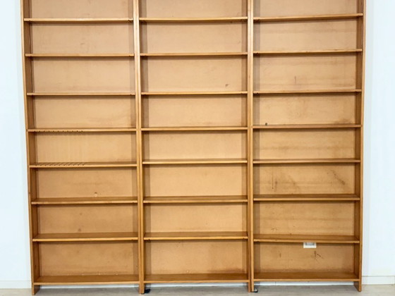 Image 1 of Grande étagère vintage | Étagère des années 1960 | Bibliothèque en pin massif | Modulaire
