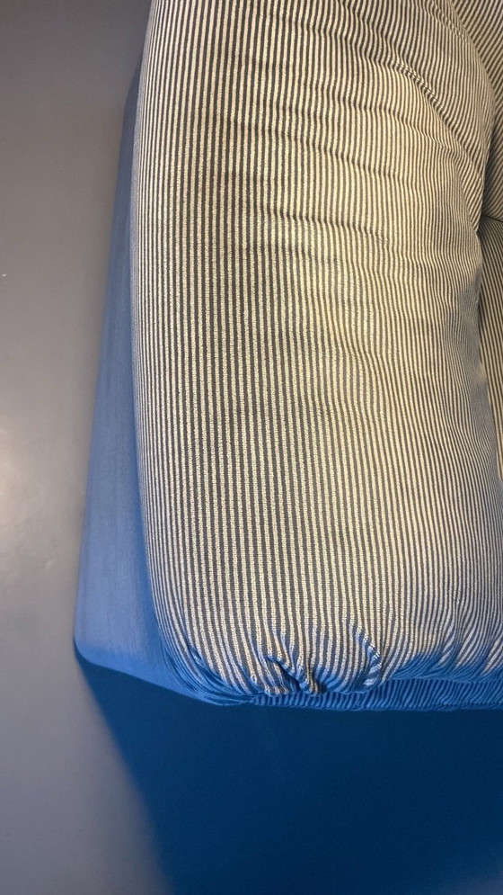 Image 1 of Divano Cassina Maralunga 2,5 posti - a righe grigio/nero