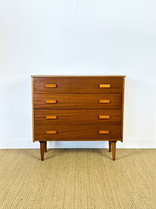 Scandinavian teak chest of drawers, 1960