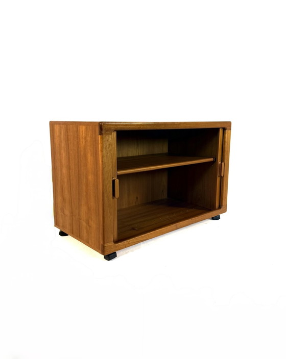 Image 1 of Vintage teak TV cabinet/audio furniture, Dyrlund '80