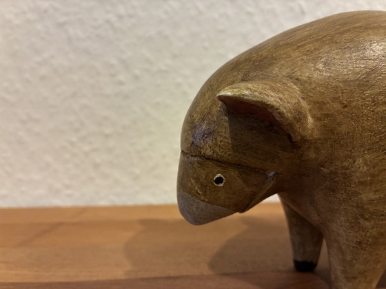 Image 1 of 2 sheep figures made of casting compound