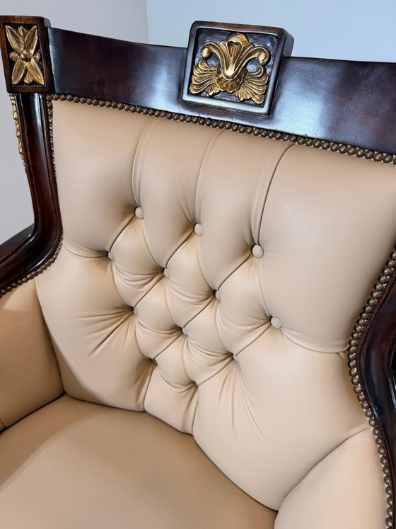 Antique Empire Style Swivel Desk Chair – Office chairs (photo 4 of 7)