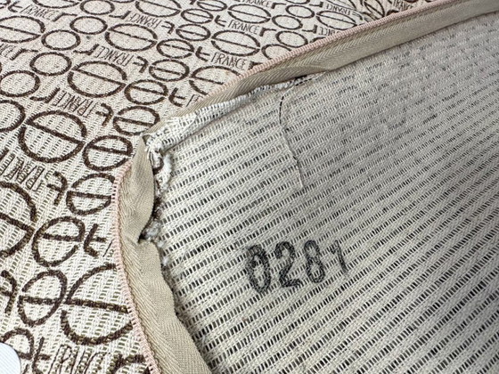 Image 1 of Vintage Leather ‘Kashima’ 1-Seater + Ottoman by Michel Ducaroy for Ligne Roset 80s