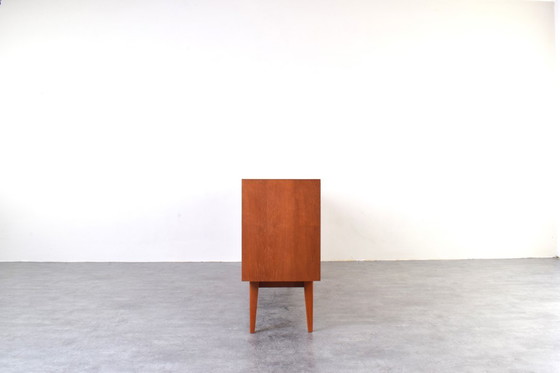 Image 1 of Mid-Century teakhouten dressoir van Heinrich Althoff, jaren 60.