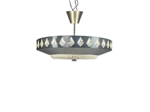 Vitrika - Orrefors - Carl Fagerlund - Ufo lamp - Zweden - 60's