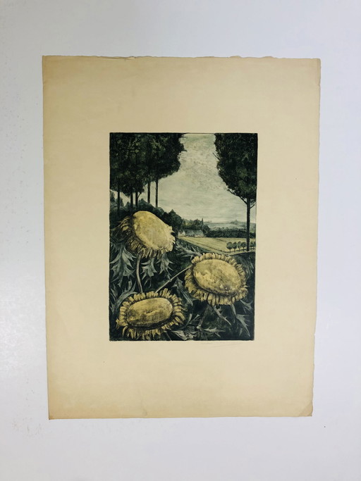 A.G. Dieperink - With this color etching you can easily put together your own inspiration wall.