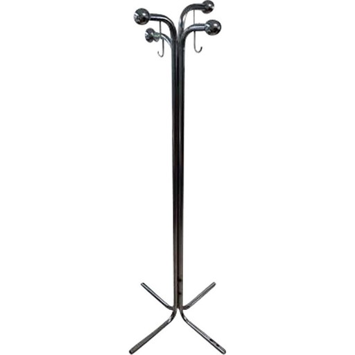 Vintage Bulo coat rack, chrome. 