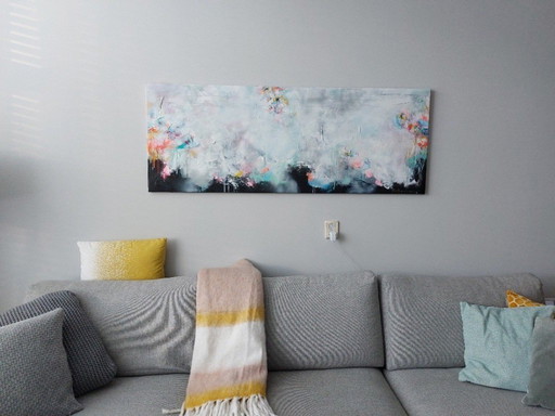 Esther Gemser - pioggia estiva - 60x160