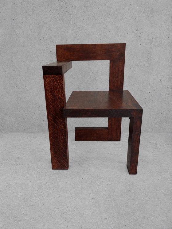Image 1 of Chaise Steltman en chêne