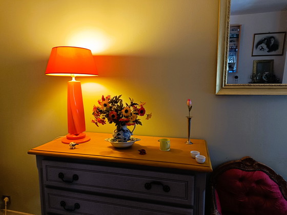 Image 1 of Design table lamp, orange