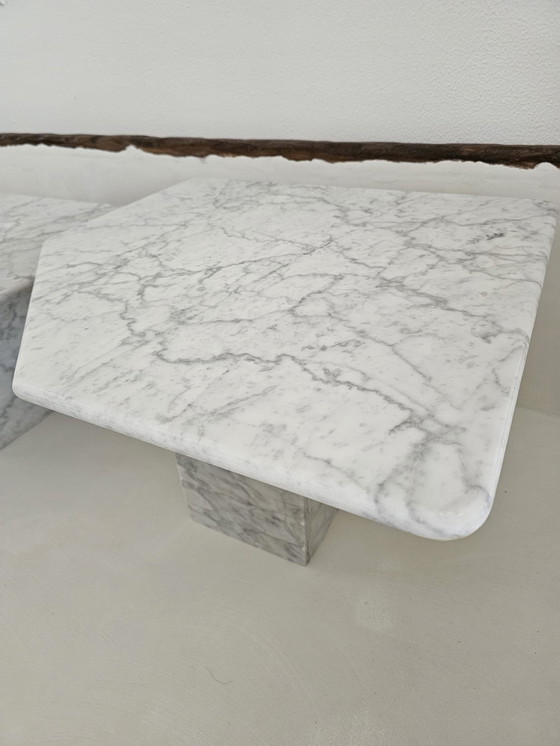 Image 1 of Italian 1970's marble salontafels  Mid-Century Vintage 