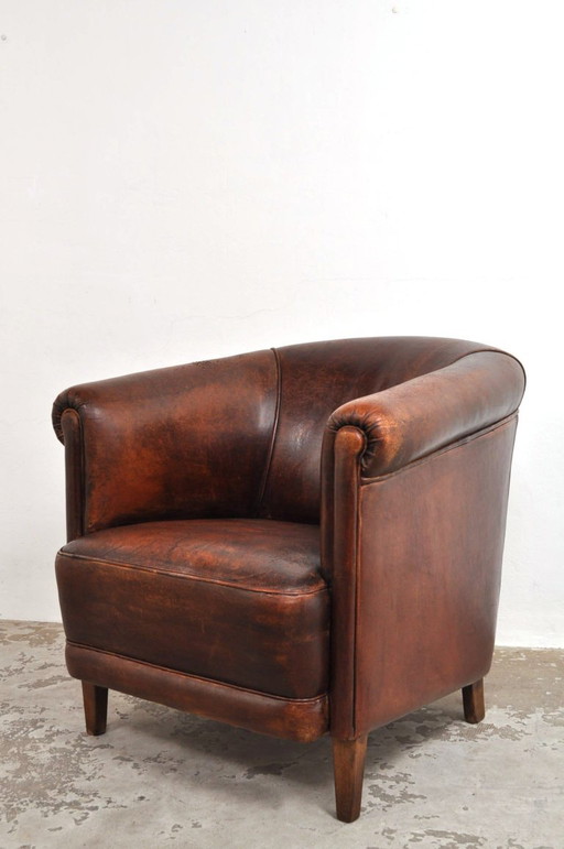 Vintage Leather Armchair, 1960s – fauteuils