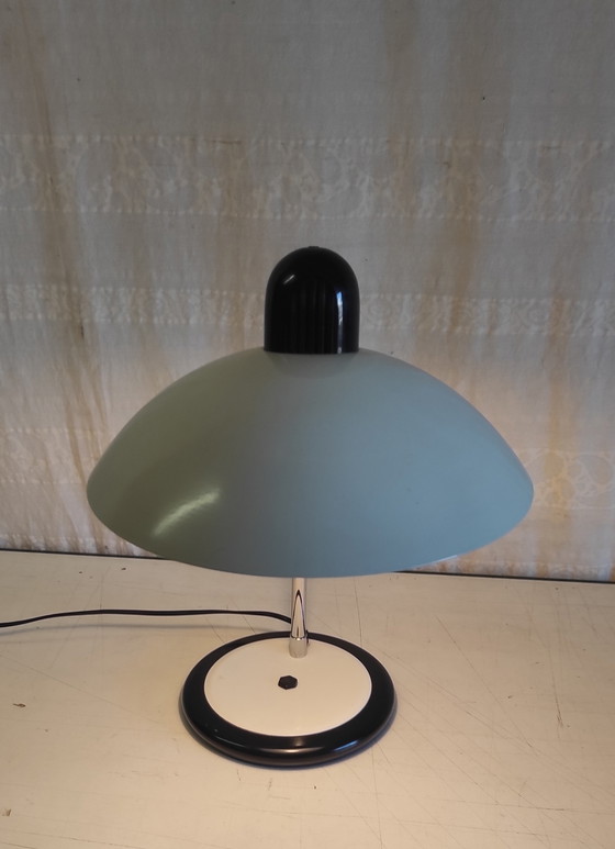 Image 1 of Articulated table lamp in beige and chrome metal - mid-20th century
