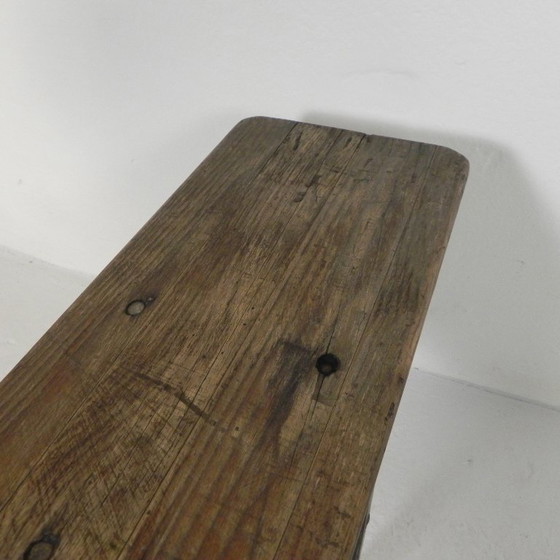 Image 1 of Klappbank, Terrassenbank, 216 cm lang, 1960er Jahre