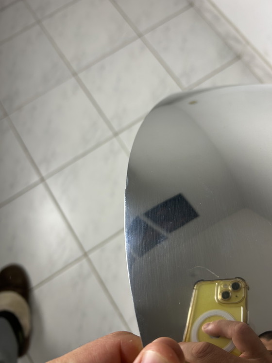 Image 1 of Vintage chrome pendant lamp Lisa Johansson-Pape for Orno