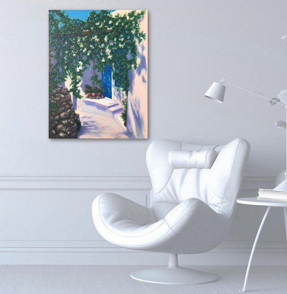 Image 1 of Peinture à l'huile - Irina Gauss - Sérénité méditerranéenne