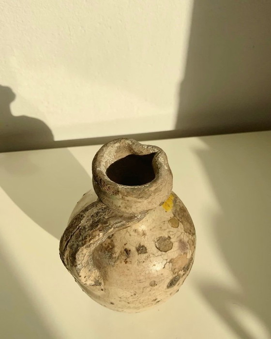 Image 1 of Small Quartara in polychrome majolica from Caltagirone