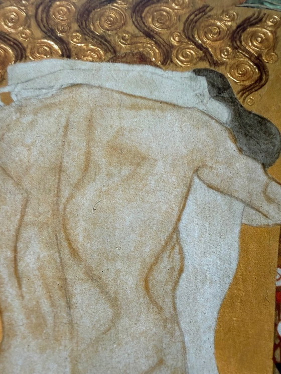 Image 1 of Gustav Klimt (1862-1918), Beethovenfries: 'Diesen Kuß der ganzen Welt', 1902, collectie...Gedrukt in Nederland