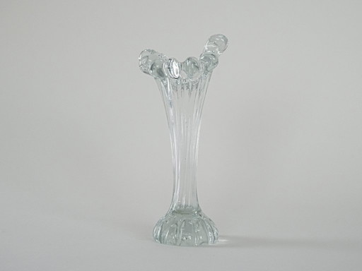 Vaso in vetro, design danese, anni '70, produzione: Danimarca