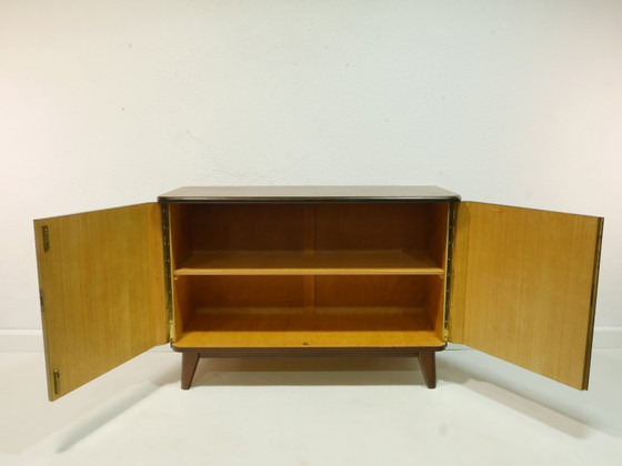 Image 1 of Vintage dressoir, jaren 60 – Makoré en mahoniefineer, midden 20e eeuw, Duitsland