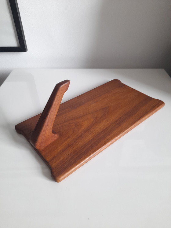 Image 1 of Planche à fromage en teck Poul Knudsen teak danois