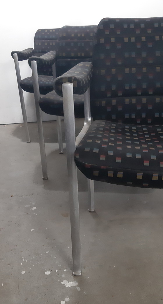 Image 1 of Ensemble de six chaises Bauhaus conçues par Miller Borgsen pour Röder and Sons, années 1960