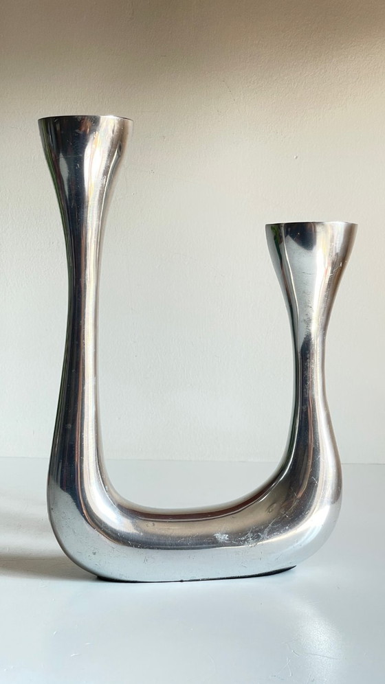 Image 1 of Candelabro antiguo de doble diseño