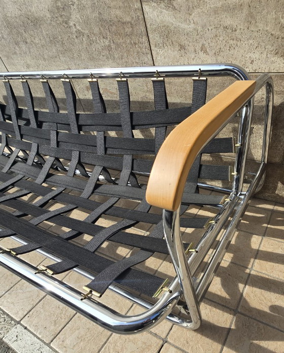 AA1 Alvar Aalto Sofa from the 1990s – MisuraEmme, Textile, Wood (photo 2 of 6)