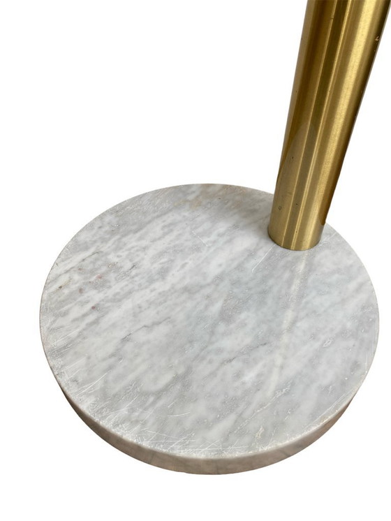 Image 1 of Grote 6-tak boog vloerlamp - Italië. 1950