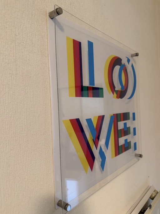 Decorazione da parete Ikea con effetto 3D LOVE