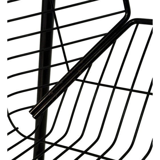 Image 1 of Niels Gammelgaard - IKEA - Draadstoel - Jarpen - Zwart - Jaren 80 - Origineel, eerste editie!