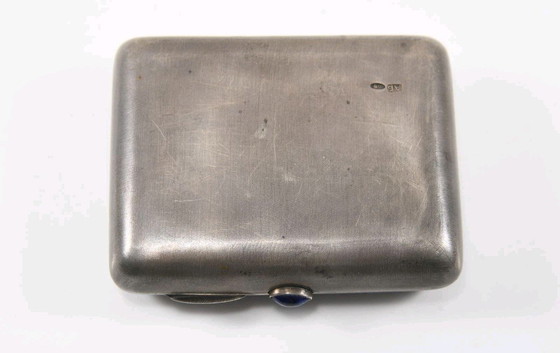 Image 1 of Portefeuille en argent 875 orné d'une tête d'éléphant en relief