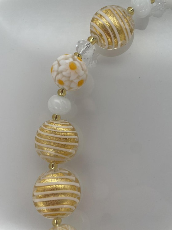 Image 1 of Collier « Fleur de Venise » – Verre de Murano et or