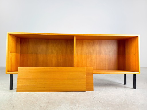 Midcentury sideboard WK Möbel Lowboard Lang II Teak Vintage