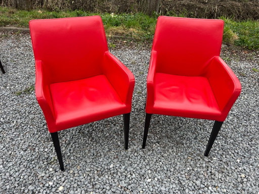 2x Poltrona Frau 'Liz' armchair 