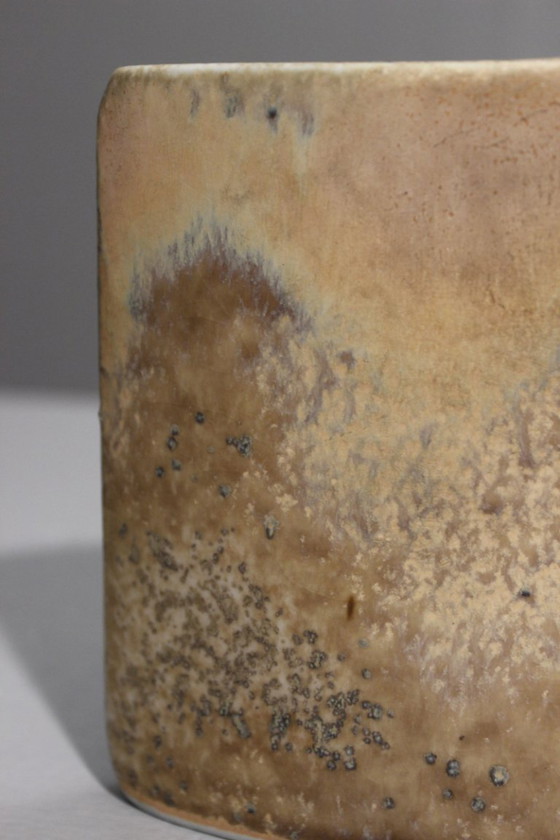 Image 1 of Vintage porcelain vase from Virebent, Puy l'évêque, France, 1980s. Nucleations